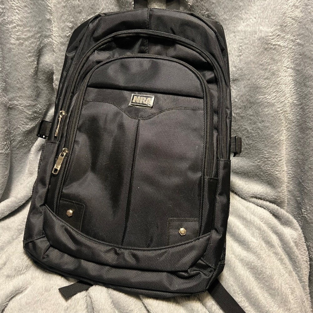 NRA Tactical Laptop Backpack Black Travel School Carry On Hiking Daypack Bag